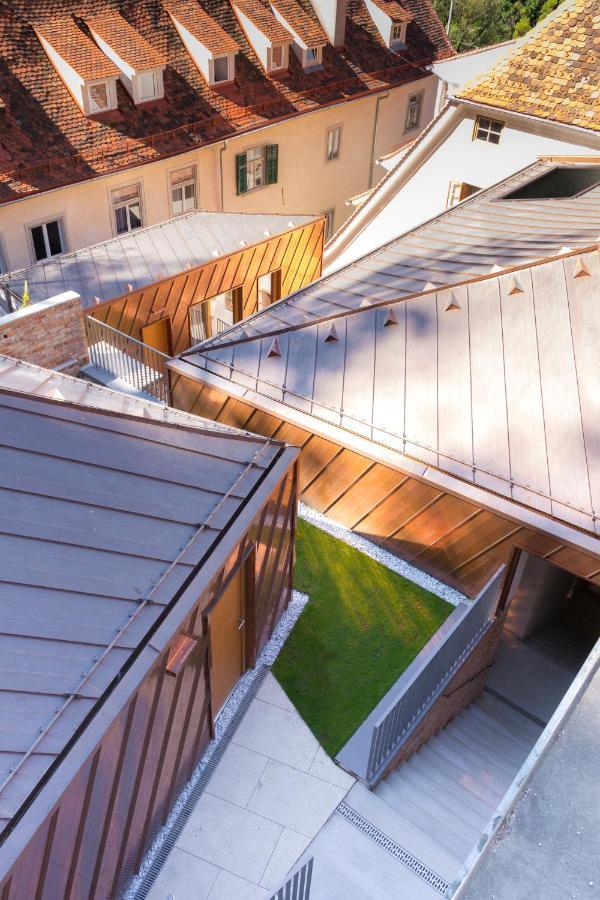 Kai 36 - Hotel Zwischen Fels Und Fluss Graz Zewnętrze zdjęcie Copper roofing